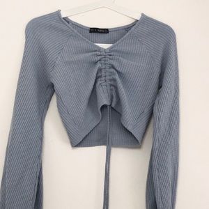 ZAFUL Drawstring Party Top